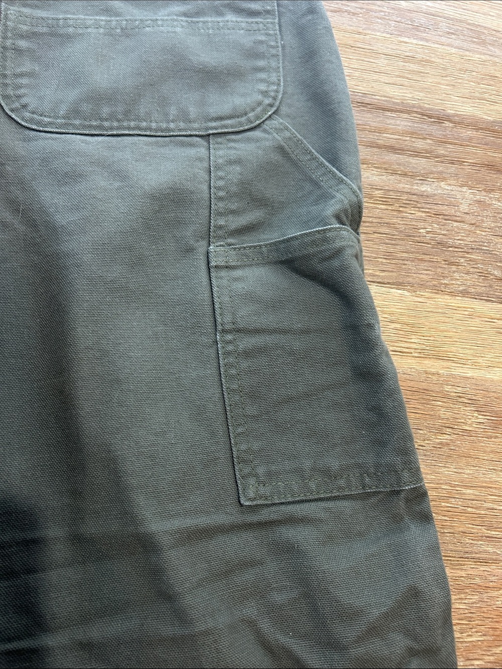 Carhartt Men's Olive Canvas carpenter Work size 31 - Picture 8 of 10